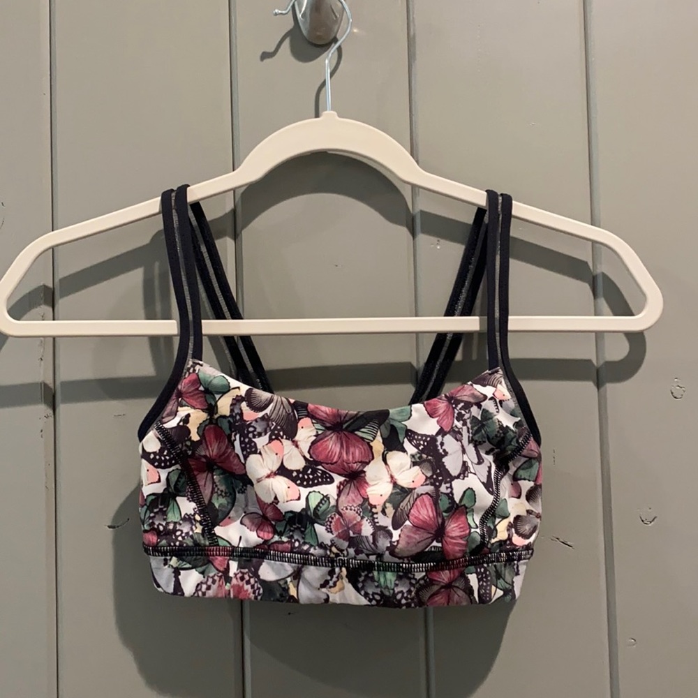 Lululemon Size 2 Floral sports bra